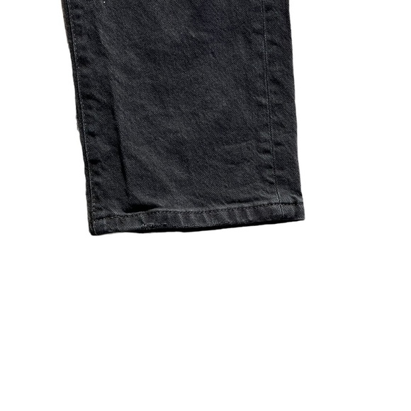 We The Free People Straight Leg Jeans, Black, button fly, Distressed size 29 - Picture 5 of 16